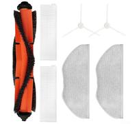 Kit de piezas de repuesto para aspiradora robot LG CordZero R3-Prime, conjunto de cepillo de rodillo principal, cepillos laterales de barrido de bordes, filtro HEPA para depilación de mascotas, mopa