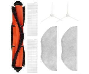 Kit de piezas de repuesto para aspiradora robot LG CordZero R3-Prime, conjunto de cepillo de rodillo principal, cepillos laterales de barrido de bordes, filtro HEPA para depilación de mascotas, mopa
