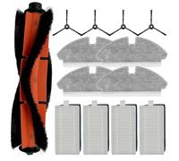 Kit de piezas de repuesto para aspiradora robot Mova M1 y Trouver M1, incluye cepillo principal, cepillos laterales, almohadillas lavables y filtro de alta eficiencia para depilación de mascotas