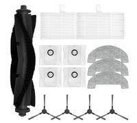 Kit de piezas de repuesto para aspiradora robot Mybot X9 Pro, cepillo de rodillo principal, cepillos laterales, almohadillas de trapeador lavables, filtro de alta eficiencia para pelo de mascotas