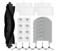 Kit de piezas de repuesto para aspiradora robot Mybot X9 Pro, cepillo de rodillo principal, cepillos laterales, almohadillas de trapeador lavables, filtro de alta eficiencia para pelo de mascotas