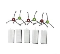 Kit de piezas de repuesto para Cecotec para aspiradora robot Conga, juego de paño de fregona con filtro de cepillo lateral compatible con Max Pet para X-Treme para Ultimate Vital Series (B)