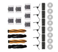 Kit de piezas de repuesto para Dreame L50 Ultra, para x50 Ultra, L40s Ultra y para mova V50-juego de 26 piezas con cepillo principal, cepillos laterales, filtros, bolsas de polvo y paños de fregona