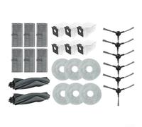 Kit de piezas de repuesto para Dreame para X30 para Ultra L10s Pro L40 AE para MOVA E30, juego de accesorios de 26 piezas con cepillos, filtros, almohadillas para fregona, bolsas de polvo