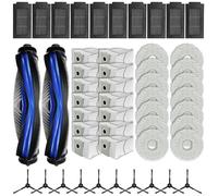 Kit de piezas de repuesto para ECOVACS para cepillo principal Deebot T50 PRO, paños de fregona, cepillos laterales y bolsas de polvo