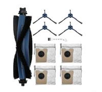 Kit de piezas de repuesto para Eufy para aspiradora Omni C20, cepillo principal, 4 bolsas de polvo, 4 cepillos laterales, 1 cepillo de limpieza, fácil de instalar, capacidad de 3,3 L, juego de