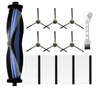 Kit de piezas de repuesto para LEFANT para robot aspirador M3 cepillo de rodillo principal, limpieza de esquinas, cepillos laterales, filtro de alta eficiencia