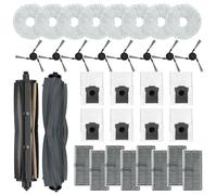 Kit de piezas de repuesto, para Mova E40 Ultra, para TROUVER E40 Ultra Robot-Aspiradora, incluye cepillo principal, cepillos laterales, filtros HEPA, almohadillas de fregona, bolsas de polvo, diseño
