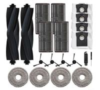 Kit de piezas de repuesto para MOVA P10 Pro/P50 Pro Ultra/para DREAME L40/X40 Ultra, incluye cepillos principales/laterales, filtros, almohadillas de fregona, bolsas de polvo