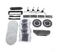 Kit de piezas de repuesto para Mova P10 Pro para Ultra para aspiradora robot P50 Pro Ultra con cepillo de rodillo TriCut, cepillos laterales, filtros lavables, almohadillas de microfibra, bolsas de
