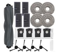 Kit de piezas de repuesto para MOVA P50 Pro para aspiradora Ultra Robot. Cepillo principal, almohadillas de fregona, bolsas de polvo, cepillos laterales y juego de herramientas de limpieza
