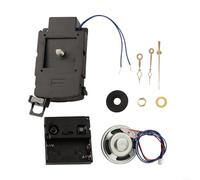 Kit de piezas de repuesto para reloj de pared, movimiento de péndulo con funcionamiento silencioso y manecillas de reloj para varios tipos de reloj (A)