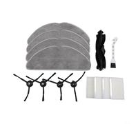 Kit de piezas de repuesto para robot aspirador Lubluelu B40 y B40 Plus, incluye cepillo de rodillo principal, cepillos laterales, juego de almohadillas de trapeador lavables, polvo de alta eficiencia