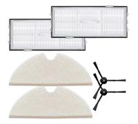 Kit de piezas de repuesto para robot aspirador Q8 MAX, MAX Plus con 2 cepillos laterales, 2, 2 almohadillas compatibles con la serie Q8