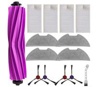 Kit de piezas de repuesto premium para robot aspirador Eureka E20 Plus con filtro de alta eficiencia y almohadillas lavables (A)