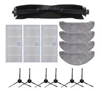 Kit de piezas de robot aspirador Laresar L6 Pro, M8 Pro y ULTENIC D7 T10 con cepillo principal, cepillos laterales, filtros y paños de fregona