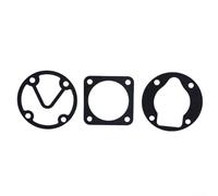Kit de piezas de servicio de compresor de aire, juntas de placa de válvula, arandelas, 3 piezas para reinstalación de base de culata y optimización del sistema (A)