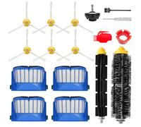 Kit de piezas y accesorios de repuesto para iRobot Roomba 600 Series 692 675 677 671 694 614 691 670 615 676 639 621 679 accesorio de aspiradora robótica, 1 cepillo principal, 4 filtros, 6 cepillos