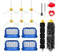 Kit de piezas y accesorios de repuesto serie 600 para iRobot Roomba 692 675 677 671 694 614 691 670 615 676 639 621 679 606 605 643 641 accesorio de aspiradora robótica, 1 cepillo principal , 4
