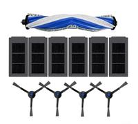 Kit de piezas y accesorios para aspiradora Deebot para X5 y X5 PRO, cepillo antiprincipal, cepillos laterales de nailon resistentes al desgaste, juego de carbón activado (11 piezas)