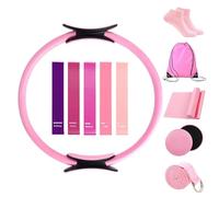 Kit de Pilates - 12 Accesorios para Yoga y Fitness,Kit de Pilates para Mujeres | para Principiantes Mujeres Familias Amigos Entusiastas Casa