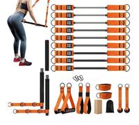 Kit De Pilates con Barra para Casa Pilates, Resistencia Ajustable | Equipo Para Entrenamiento Corporal Completo Entrenamiento Muscular, Casa, Gym, Mujeres, Hombres, Principiantes, Atletas