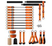 Kit De Pilates con Barra Pilates, Resistencia Ajustable | Equipo Fitness Tonificación Muscular Entrenamiento Muscular, Casa, Gym, Mujeres, Hombres, Principiantes, Atletas