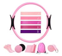 Kit de Pilates para Entrenamientos en Casa - 12 Piezas de Equipo de Entrenamiento y Ejercicio | Juego de Accesorios de Pilates | para Principiantes Mujeres Familias Amigos Entusiastas Casa