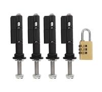 Kit de Pines de Montaje Torvex, 4 Pines de Montaje de Placa de recuperación de 40 mm con Cerradura de combinación Compatible con MaxTrax MKII Lite