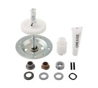 Kit de piñón de engranaje para abridor de puerta de garaje 1/3-1/2 para HP compatible con sierras LiftMaster para modelos Craftsman, construcción de metal, plata y blanco