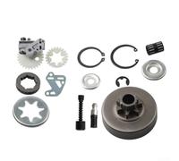 Kit de piñón de llanta de tambor de aceite y embrague para motosierras MS380, MS381, 038, 038AV, sustituye a 11196403200, juego de piezas de reparación de metal y plástico