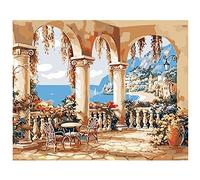 Kit de pintura al óleo DIY de 12 x 16 pulgadas, motivan la calle, pintura por números para adultos y niños, decoración de pared para el hogar (Tipo 3)