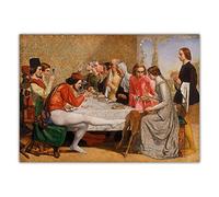 Kit de pintura con diamantes de John Everett Millais, Lorenzo e Isabella, diseño de puntos de diamante, para decoración del hogar