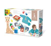 Kit de pintura con los dedos - SES CREATIVE - Hobby 1 - 4 - Sophie la jirafa - Desarrollo creativo - Pintura lavable - Edad: 1+