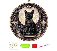 Kit de Pintura con Perlas para Adultos Atrapasol Celestial Halloween 30 cm