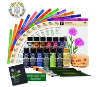 Kit de pintura de 36 piezas de Donna Dewberry Flowers of the Month de FolkArt One Stroke