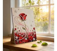 Kit de pintura de cuentas de arte con diamantes, pintura de cuentas de bricolaje con marco de color, juego de pintura de perlas de mar de ensueño para principiantes, cuadro de punto de piedras