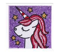 Kit de Pintura de Diamante 5D Bricolaje para Adultos o Niños, Pintura de Bordado de Cristal, Punto de Cruz, Manualidades para Decoración de la Pared del Hogar 15 x 15 cm