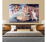 Kit de pintura de diamante 5D DIY Kit de punto de cruz, kit de pintura de diamante para adultos, bordado de diamantes de imitación-Religión, Botticelli dio a luz a Venus 30X45cm Sin marco