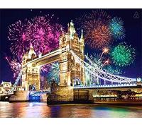 Kit de pintura de diamante 5D, para manualidades y manualidades, bordado de punto de cruz, lienzo por números, decoración de pared del hogar, puente/30 x 40 cm