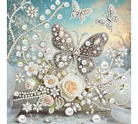 Kit de pintura de diamantes 5D parcial en forma especial para adultos, regalo de arte de pared, 30 x 30 cm