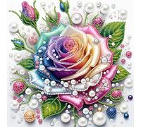 Kit de pintura de diamantes 5D parcial en forma especial para adultos, regalo de arte de pared, 30 x 30 cm