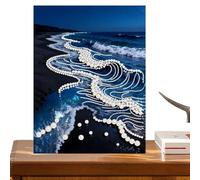 Kit de pintura de perlas, proyecto artesanal creativo hecho a mano | Kit 3D de punto por punto con perlas - para adolescentes, hijos, niñas, hombres, mujeres, niños, jóvenes y