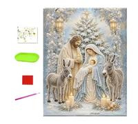 Kit de Pintura Diamantes del Belén Creación Interactiva Religiosa Con