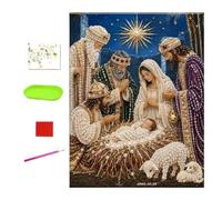 Kit de Pintura Diamantes del Belén Decoración Interactiva Preimpresa