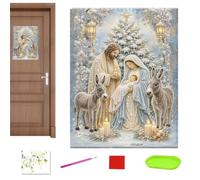 Kit de Pintura Diamantes del Belén Manualidades Religiosas Interactivas