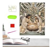 Kit de Pintura Diamantes del Belén Manualidades Religiosas Interactivas