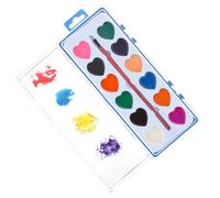 Kit de pintura interactiva, juego de pintura ABS de 8.66 pulgadas, lavable, acuarela, corazón, apoyo a actividades de arte creativas para niños y niñas, escuela en casa, aula, cumpleaños, vacaciones
