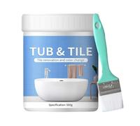 Kit de pintura para azulejos de baño, pintura para azulejos de baño, pinturas para baño, kit de acabado de baño de secado rápido a base de agua, kit de cubierta de bañera a base de agua para bañeras