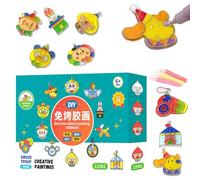 Kit De Pintura Para Niños - Actividad Divertida De Pintura Con Gel | Kit de Manualidades Artísticas,Para Niños y Niñas de 6+ Años Manualidades en Casa Juego Creativo Navidad Cumpleaños Fiesta